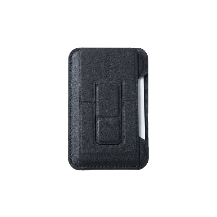 Hebe Magnetic Wallet Stand, Dual Magnetic Ring Design, Side-Opening Card Slot, MagSafe Compatible