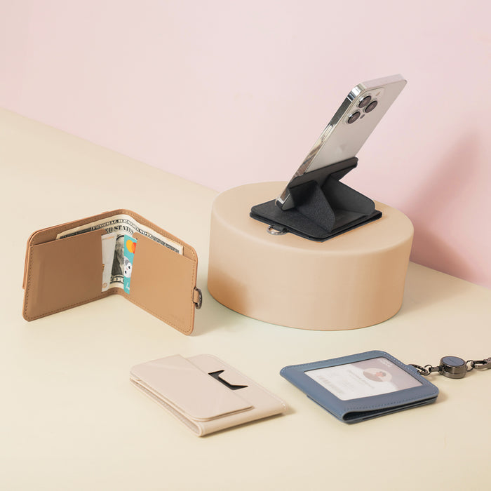 Transformer 2 |  Minimalist Wallet with Phone Stand, Multiple Card Slots, 30cm Retractable Lanyard, for Work and Travel
