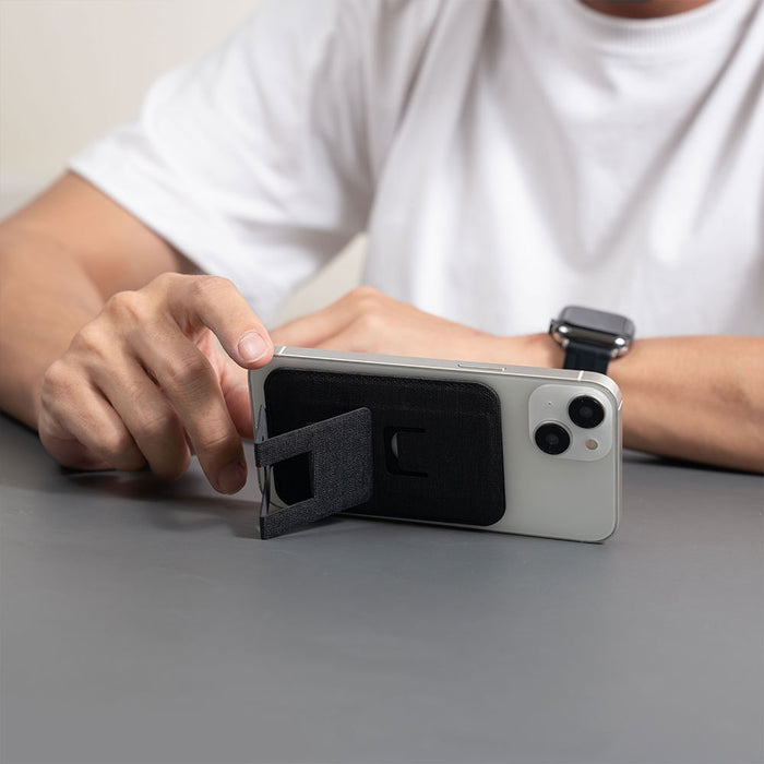 Ares+ | MagSafe Compatible Phone Wallet Stand