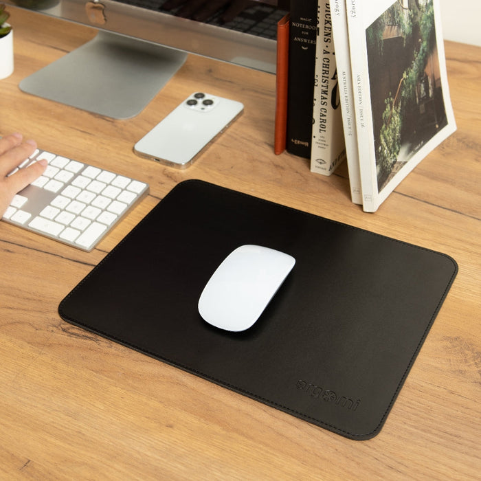 Vegan Leather Waterproof Mouse Pad