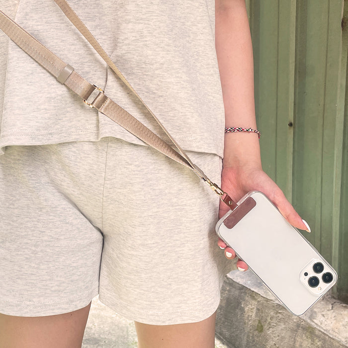 All-In-One Combo (Phone Tether Tab + Nylon Strap Lanyard + Nylon Wrist Lanyard)