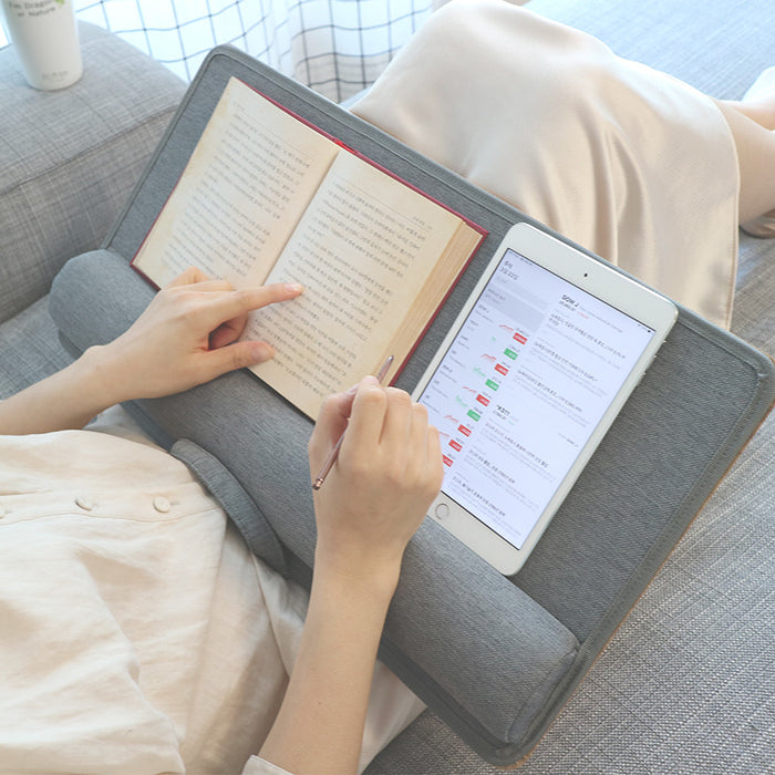 4-Way Wooden Lapdesk for Laptops and Reading