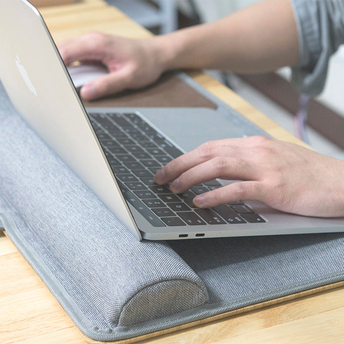 4-Way Wooden Lapdesk for Laptops and Reading