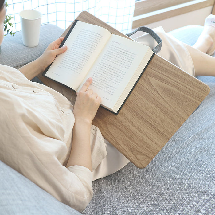 4-Way Wooden Lapdesk for Laptops and Reading
