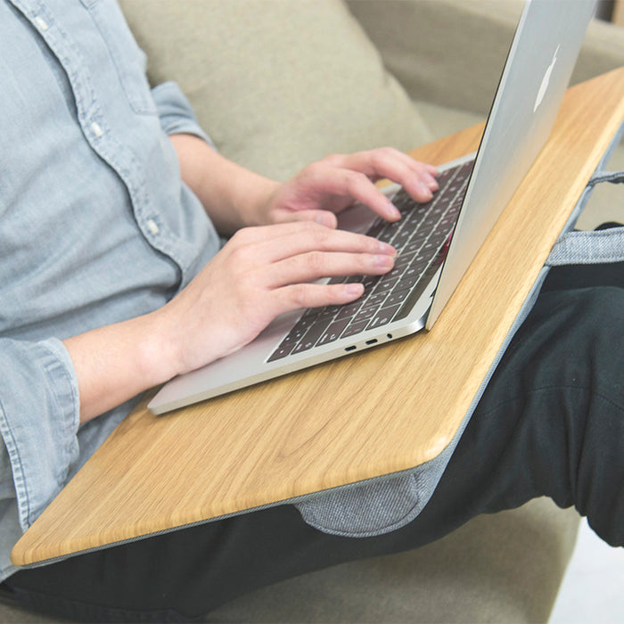 4-Way Wooden Lapdesk for Laptops and Reading