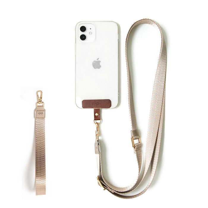 All-In-One Combo (Phone Tether Tab + Nylon Strap Lanyard + Nylon Wrist Lanyard)