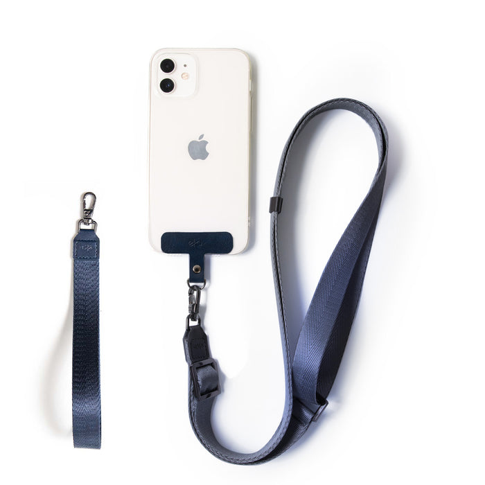 All-In-One Combo (Phone Tether Tab + Nylon Strap Lanyard + Nylon Wrist Lanyard)