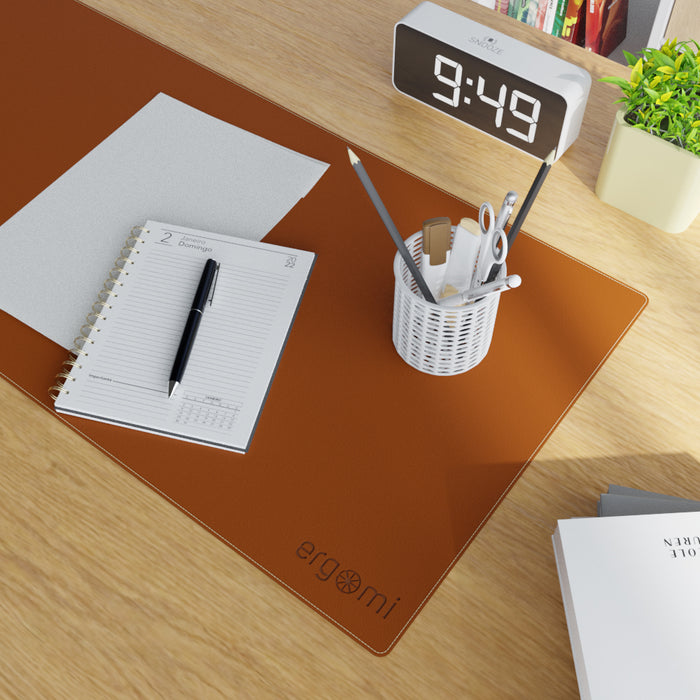 Vegan Leather Waterproof Desk Mat