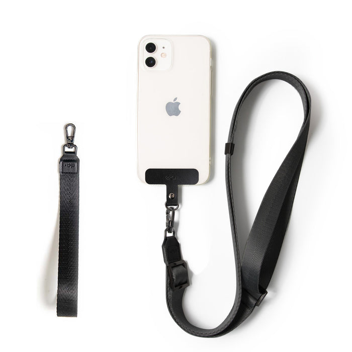 All-In-One Combo (Phone Tether Tab + Nylon Strap Lanyard + Nylon Wrist Lanyard)